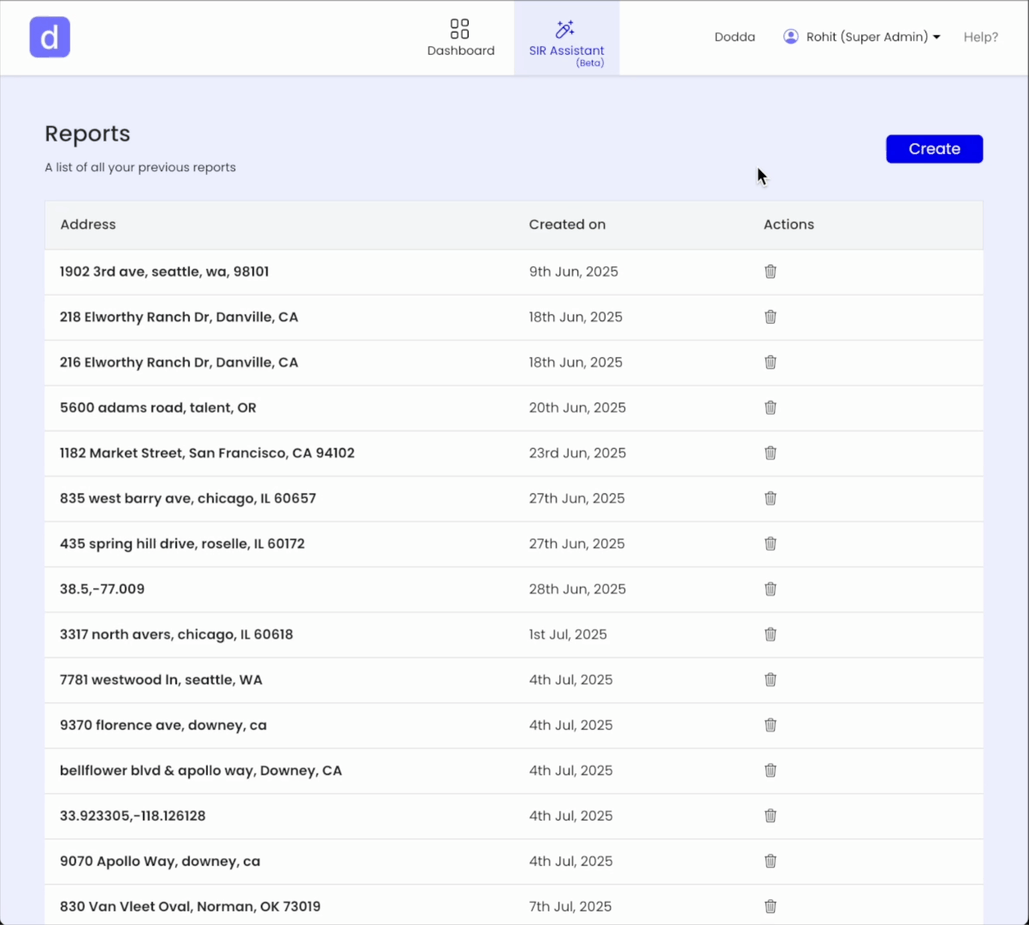 Dodda.ai Product Interface